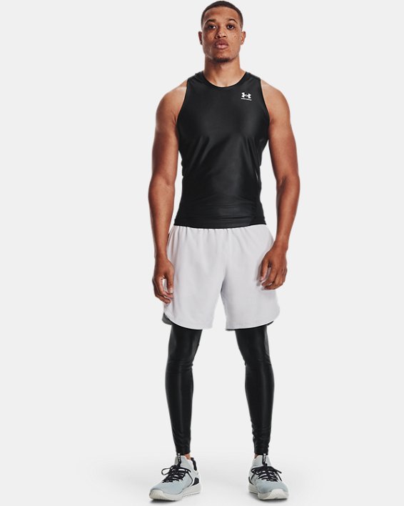 เสื้อกล้าม UA Iso-Chill Compression สำหรับผู้ชาย in Black image number 2